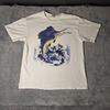 Vintage Cocoa Beach Marlin T-Shirt Weiß Groß Florida Souvenir Single Stitch