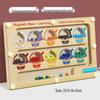 Magnetic Number Maze: Wooden Toy for Preschool Pen Control and Logical Thinking