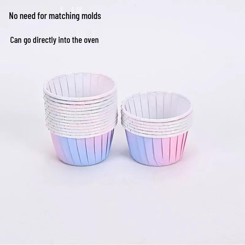 

Бумага для выпечки WS Формочки для маффинов и кексов 70*40*50mm