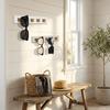 Wooden Wooden Sunglasses Storage Rack Space Saving 5Holes Glasses Display Rack Wall Mounted Durable Eyeglass Rack Boutique