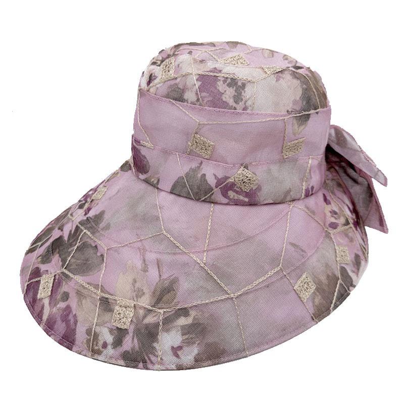 Stylish Wide-Brimmed Sun Hat for Women: Breathable Summer Protection for Mothers & Grandmothers