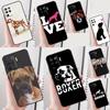 Boxer Dog Puppy Phone Case For Oppo A40 A60 A80 A16 A76 A96 A91 A15 A17 A57S A18 A38 A58 A78 A98 A74 A94 A54
