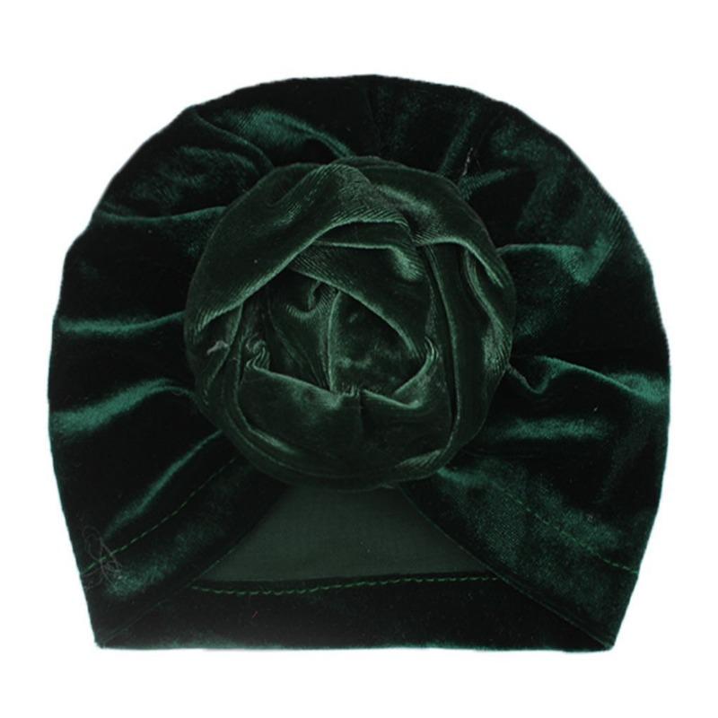 

New children s hat 11-color golden velvet warm spring, autumn and winter baby tire cap, soft baby tire cap