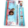 Frozen [N2063] - 'Frozen - Reine Des Neiges' Turquoise Red Stationery Set (5 Pieces)