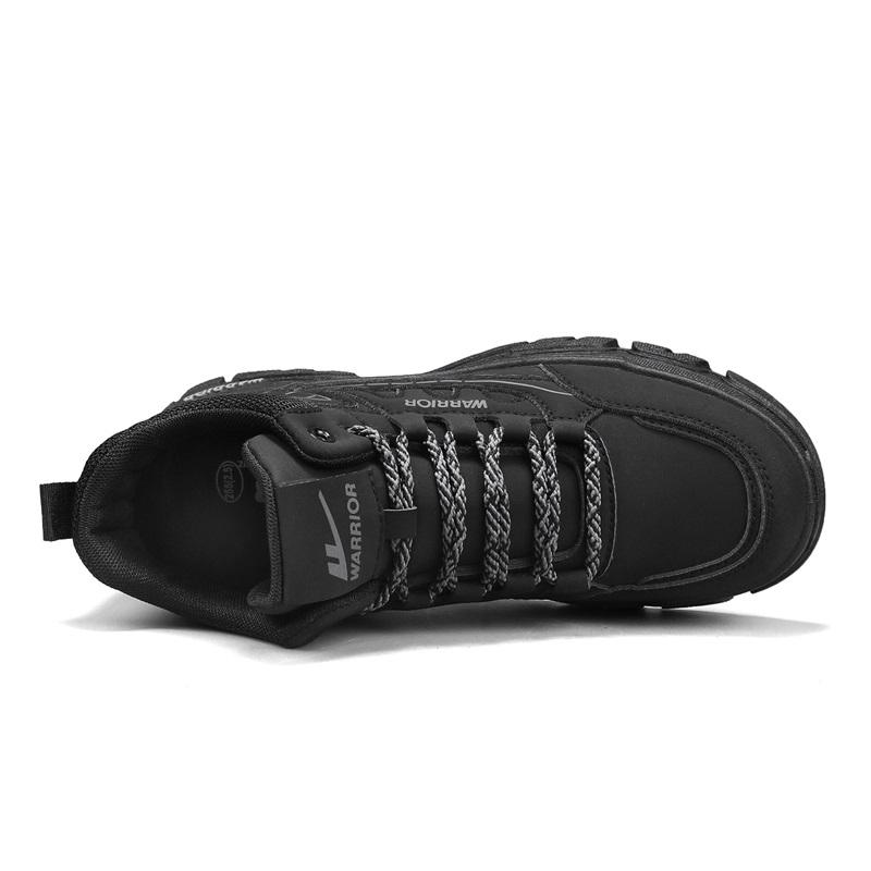 Warrior Casual Versatile Fashion Trend Daily Commuting Martin Boots Men Boots Black WXP(WZ)-276901