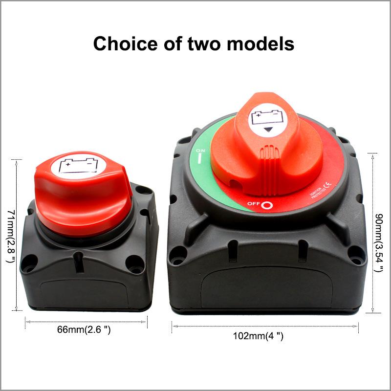 600A High Current Battery Disconnect Switch for Yacht, RV, ATV, UTV, and Truck
