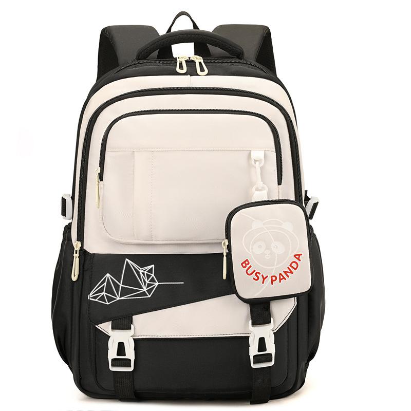 School bag for primary and secondary school students, girls in grades 4, 5 and 6, large capacity, high value, waterproof backpack, versatile high