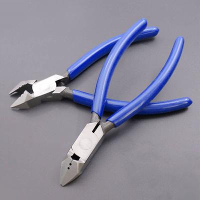 6inch Diagonal Pliers Compact High Hardness Long Nose 2-in-1 Diagonal Cutting Pliers for Network