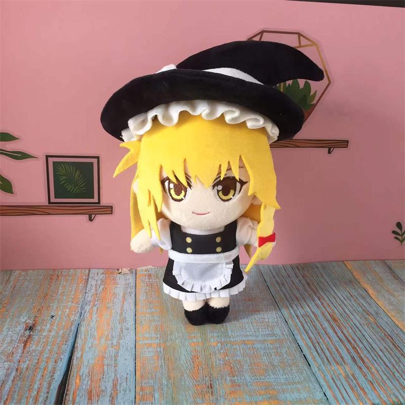 Touhou Project Plush Doll Toy 20cm Hakurei Reimu Kirisame Marisa Cute Soft Stuffed Pillow Birthday Gift Cosplay