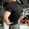 Herren Shark Sport-T-Shirt mit Schnelltrocknung - Kurzarm, Hoher Kragen, Atmungsaktiv, Elastisch, Enganliegend für das Training.