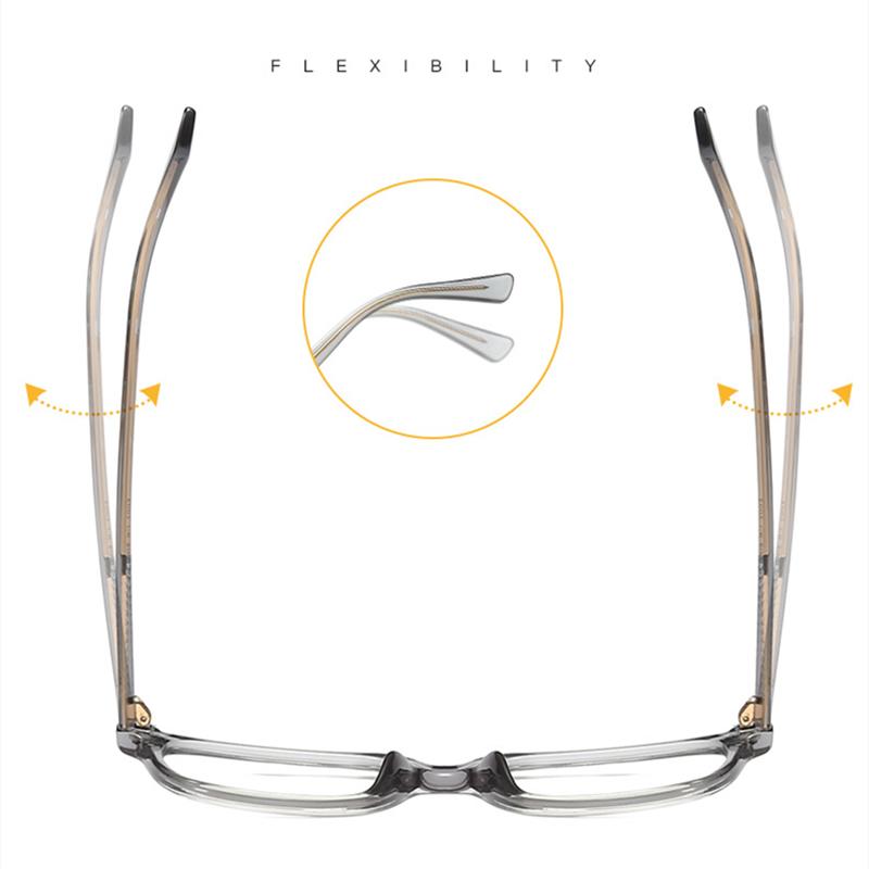 2023 New Retro Photochromic Anti Blue Light Reading Glasses For Men And Woman Square Presbyopic Glasses With Diopter +100 +225