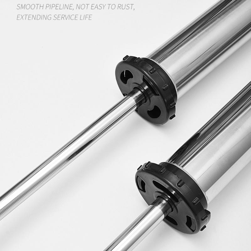 Practical Sturdy Stainless Steel Hand Caulking Tool Set with Multiple Nozzles Accessory for Efficient Grout Application