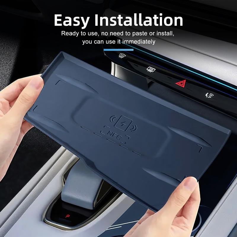 For ZEEKR 001 2024 2025 Silicone Pad for Central Control Wireless Charging Silicone Pad Car Interior Accessories