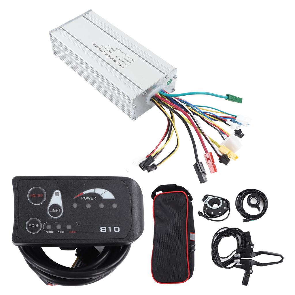 DC 36V 48V Motor Controller S810 Display Panel Kit Lithium Battery Electric Bike Modification Kit