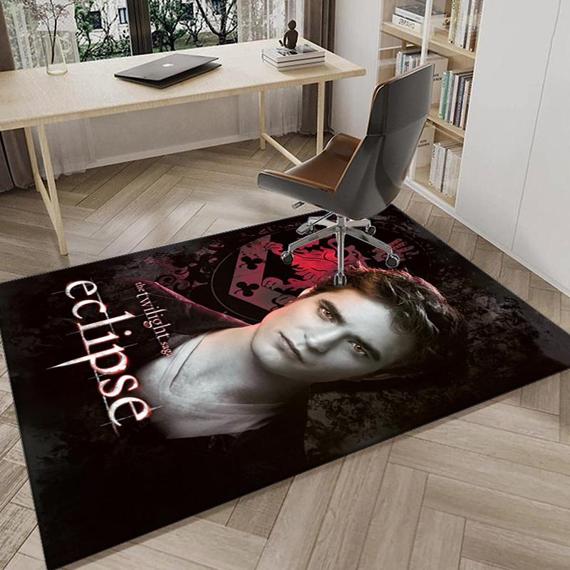 Eclipse Twilight vampire Carpet, Chair Rug,Rug for Office Bedroom living rooms, Doormat decor Fan Gift Christmas Gift