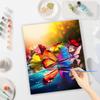 Frame Painting By Numbers Kits For Adults Beginner Kit Butterfly Animals Coloring On Numbers For Home Decoration Wall Art 40x50