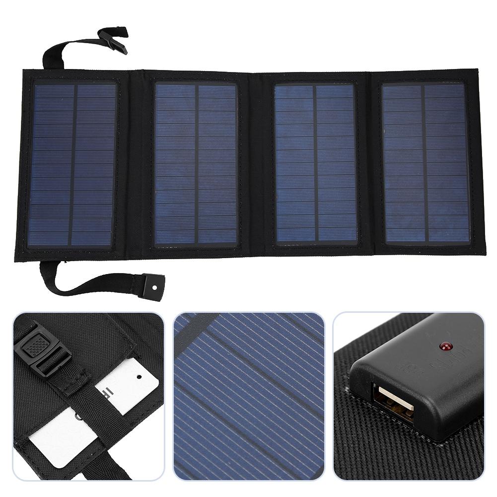 5V USB Folding Solar Panel Charger Travel Camping Portable Battery Charger