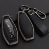 Coque de protection pour clé de voiture à télécommande 4 boutons en alliage de zinc + cuir pour Faw Hongqi H5 Accessoires de voiture Hongqi H5