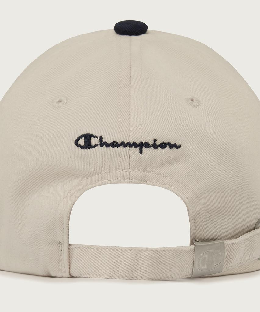 Champion C Logo Colorblock Ball Cap Ecru