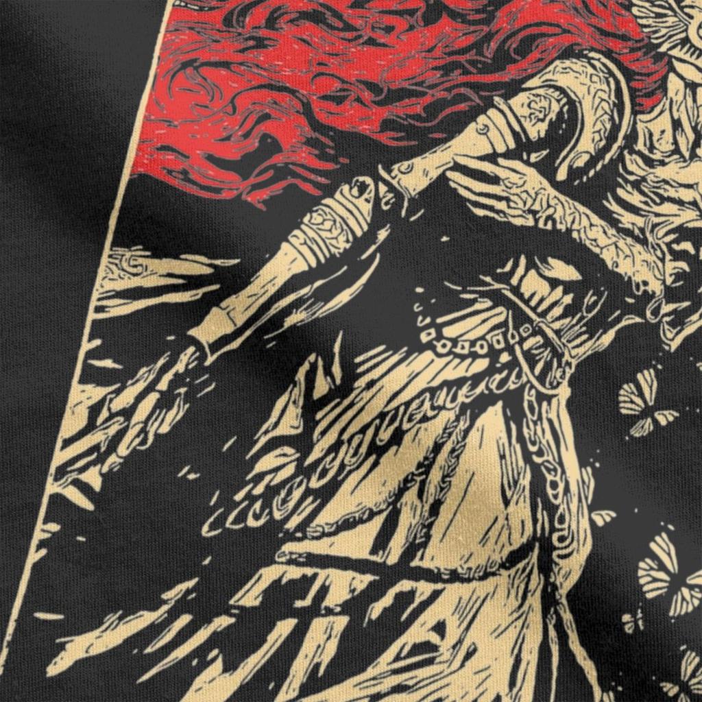 Men's Elder Malenia Blade Of Miquella T Shirt Pure Cotton Tops Funny Short Sleeve Crew Neck Tees Unique T-Shirt