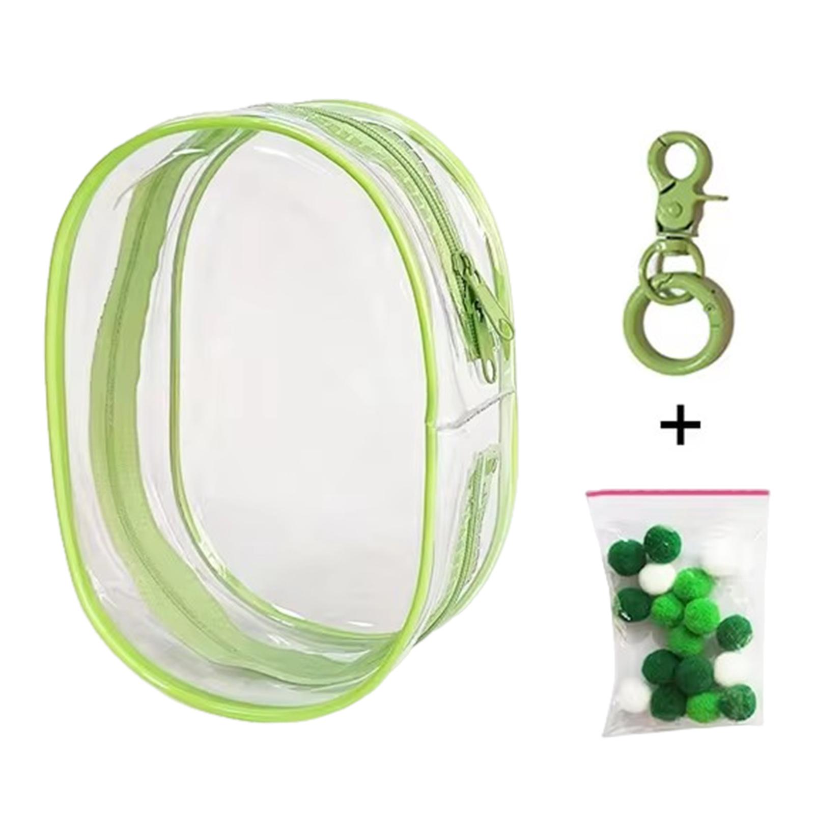 

Прозрачная сумка для кукол, портативная сумка для кукол Labubu, чехол для прогулок жёлтый