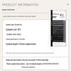 Broken Feather 0.07 Single Round BC Curl Mink False Eyelashes - Soft Hair Extension