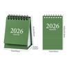 Morandi 2026 Calendar Portable Plan Book Simple Desk Calendar  Desktop Ornament