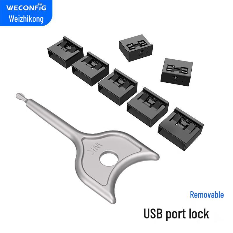 Weizhikong Enterprise USB Port Security Plugs with Removal Tools
