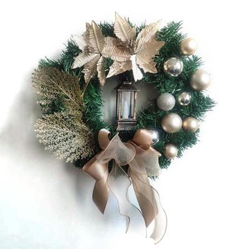 Festive Holiday Wreath For Christmas Halloween Decor Elegant Simulation Door Window Hanging Pendant Home Party Seasonal Decor