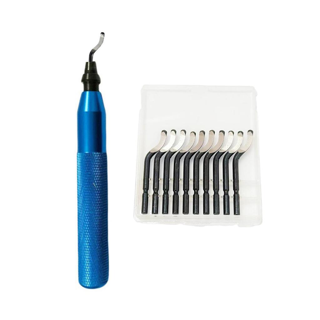 Metal Handle Deburring Knife: Manual Scraper and Trimmer for Burr Removal