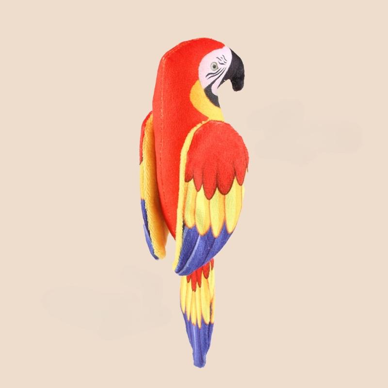 Plush Cat Toy Parrot Simulation Interactivity Sound Production Kitten Toy Bird Teasing Toy Cat Accessories