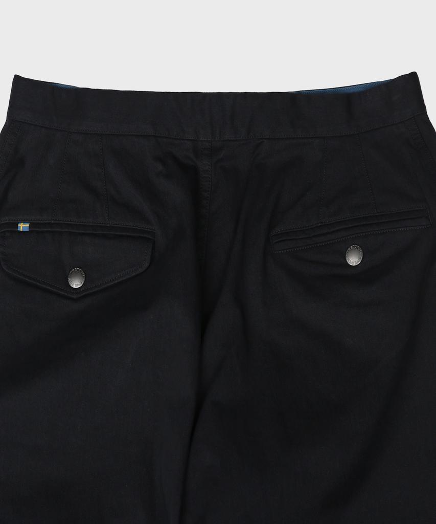 Teuletong Wide Tapered Pants - Blue Black
