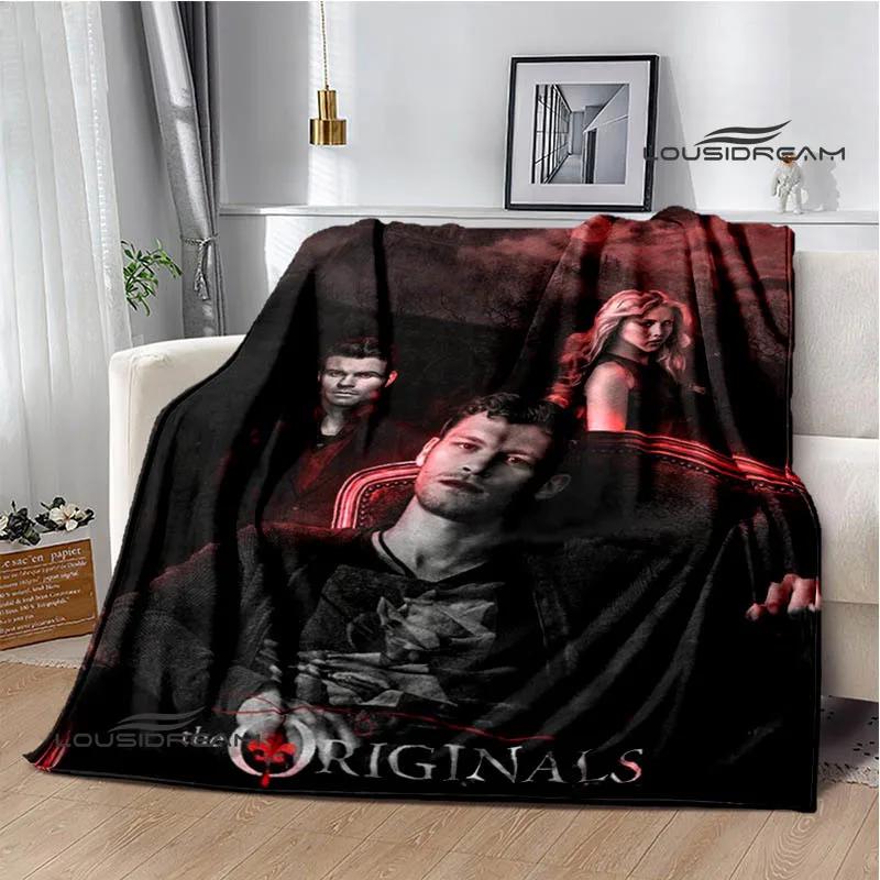 Die Originale Klaus Mikaelson bedruckte Decken Warme Flanelldecken Weiche und bequeme Bettwäsche Geburtstagsgeschenk