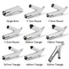 New 5mm Welding Nozzles 8mm Round Triangle Speed Nozzle Triangle Y Type Power Tool Accessories Hot Air Blower