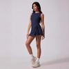 European And American Fake Two Anti-Light Tight Sports Dress Straps Sleeveless Back Yoga Tennis Skirt