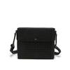 Daks Black Cowhide Crossbody Bag Grid Pattern Dbba3f263bk