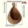 1PC Natural Rope Kitchen Hand Woven Storage Basket Home Wall Hanging Basket Vegetable Storage Baskets Potato Flower Fruit