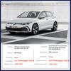 Car Handle Cover for Volkswagen VW Golf 8 Mk8 2020 2021 2022 Gloss Black Smart  Sticker Trim Car Protective Film Accessories