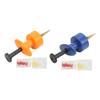 Fishing Baits Clip Portable 4 Claws Bloodworm Earthworm Clip with Rubber Band Fishing Tackle Accesso