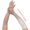 Strass-Langhandschuhe Fischernetz-Langhandschuhe Damen Netz-Langhandschuhe Tanzhandschuhe