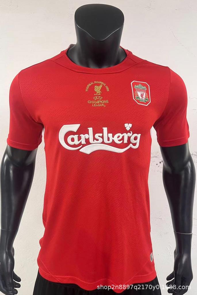 Voetbalclub Liverpool Vintage Shirt Thuis Champions League Editie Real Madrid Thuisshirt Klassiek Vintage Voetbalshirt