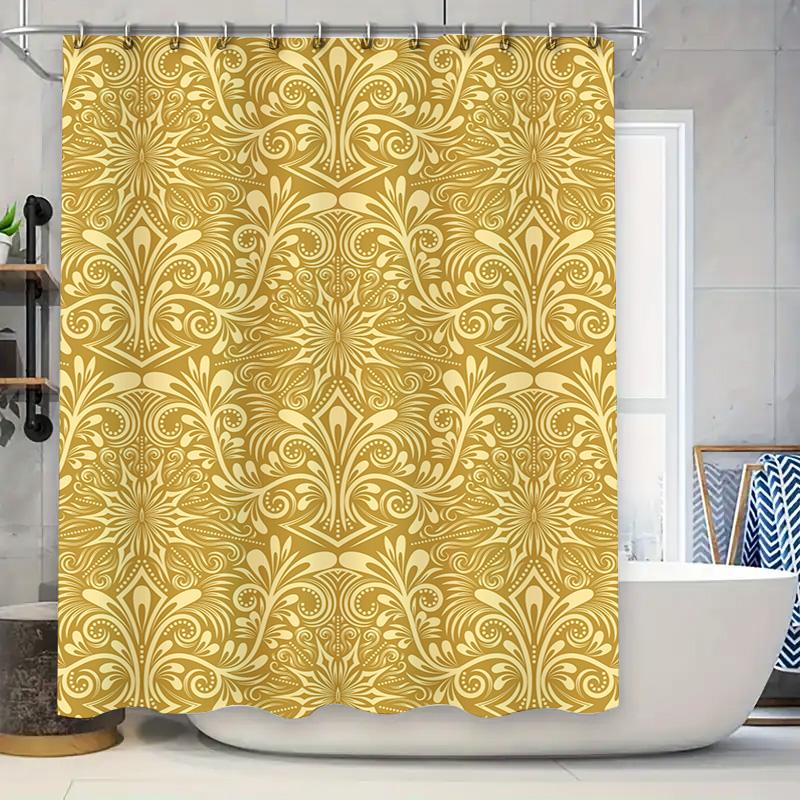 

Exotic Greenery Shower Curtain Jungle Birds Of Paradise Pattern Waterproof Fabric For Bathroom Decor Various Sizes Available W60H190(CM)-1 Pcs