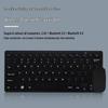 2.4G Silent Portable Wireless Bluetooth Keyboard & Mouse Set for Mobile, Tablet, Laptop - Battery Powered