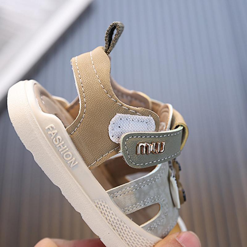 Summer 2025 New Children's Sandals, Walking Shoes, Anti-kick Baby Shoes and Boys' Beach Shoes