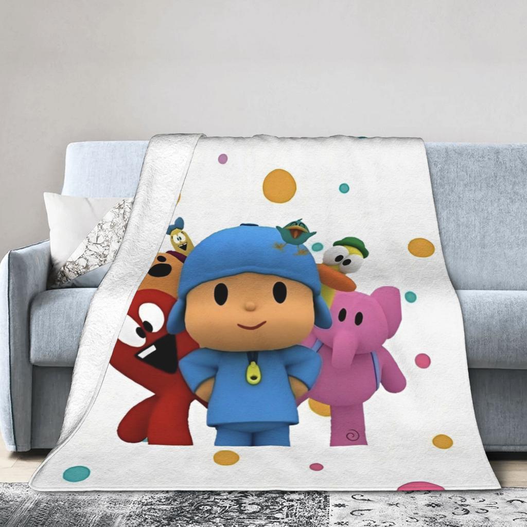 Coperta in Flanella Pocoyo Coperte Leggere da Letto Divano Copriletto