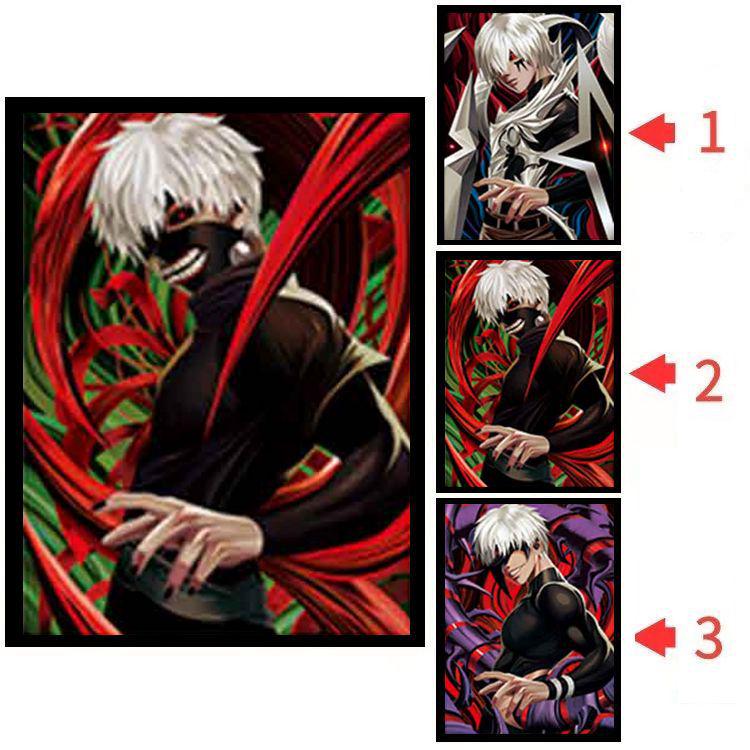 Dziewięć Tytanów 3D Anime Gradientowy Stereoskopowy Plakat Malarski.