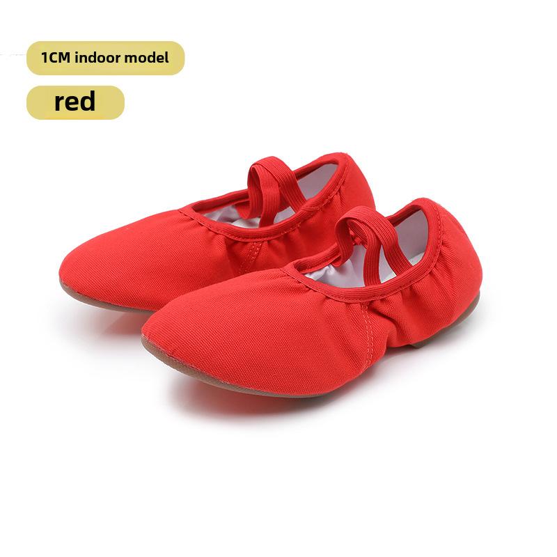 Women's Heeled Dance Shoes - Adult Ballet - Soft Leather Sole - Indoor/Outdoor - Lace-Free - Teacher Approved