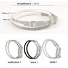 2Pairs Bundle High Heels Women Shoeslaces Ankle Holding Shoes Decorations Lazy Shoelaces Adjustable Elastic Shoe Belt Women