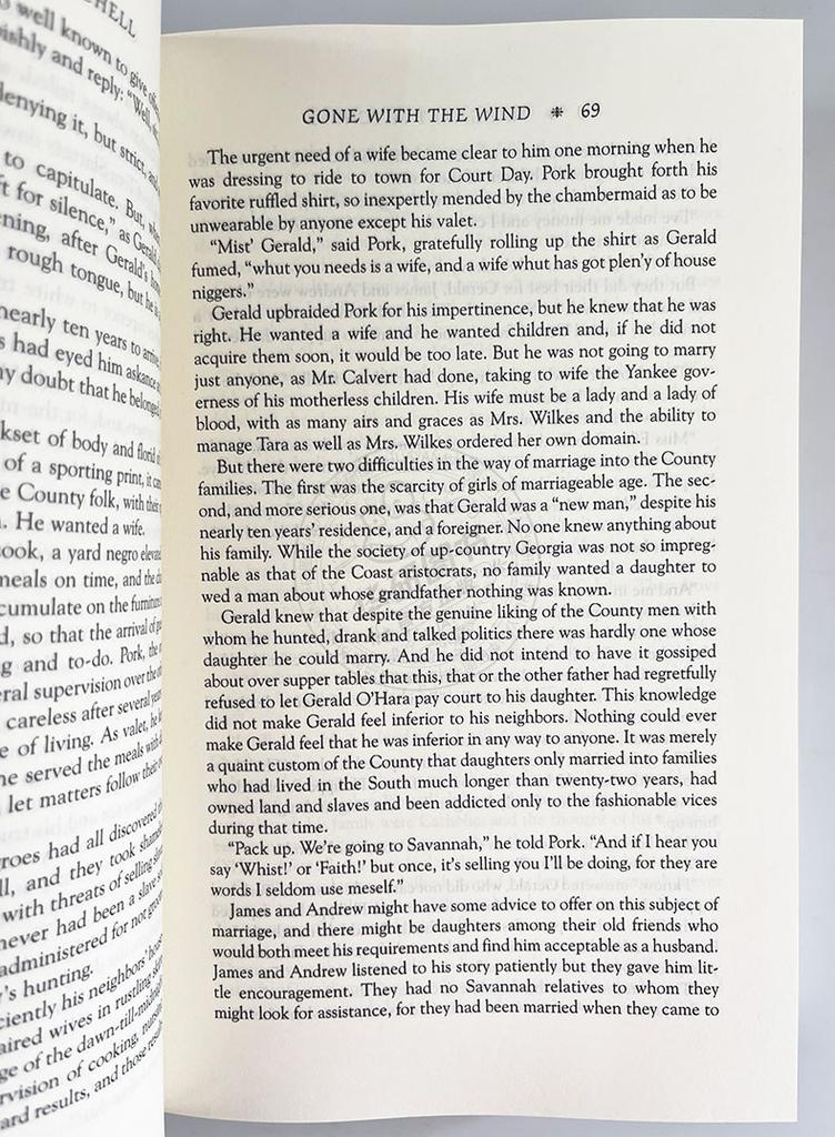 Gone with the Wind Gone with the Wind Piao English Novel Book 75th Anniversary Edition Os