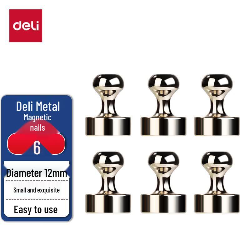 Deli MB413 Metal Magnetic Push Pins
